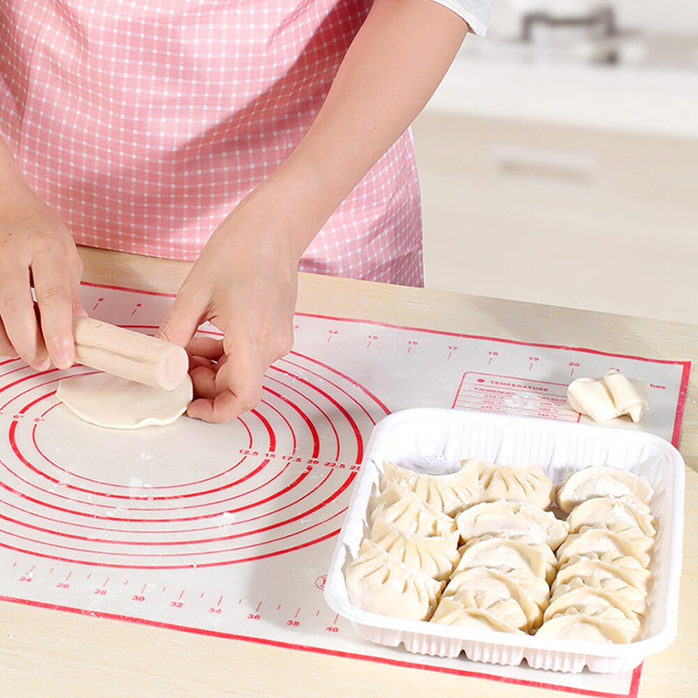 Oversized Silicone Pastry Mat - Silicone Pastry Mat Extra Large, 32" x 24" Non-stick Baking Mat with Measurement Kneading Board for Dough Rolling, Non-slip Counter Mat, Oven Liner, Fondant/Pie Crust Mat